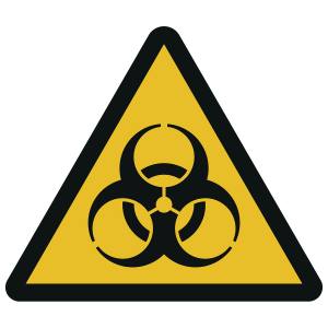 Warnung vor Biogefährdung (ASR A1.3)