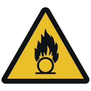 Autocollants Sécurité Bouteilles Gaz - Lot De 6 Stickers 5 Cm - Norme DIN EN ISO 7010