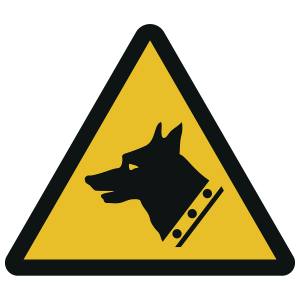 Warnung vor dem Wachhund (DIN EN ISO 7010)