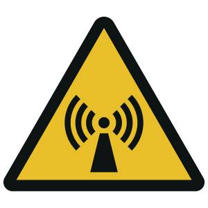 Warnung vor nicht ionisierender Strahlung (DIN EN ISO 7010)