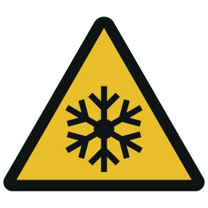 Warnung vor niedriger Temperatur/Frost (ASR A1.3)