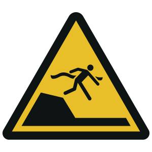 Warnung vor unvermittelter Tiefenänderung in Schwimm- oder Freizeitbecken (DIN 4844)