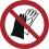 Benutzen von Handschuhen verboten (ASR A1.3)