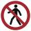 Für Fußgänger verboten (ASR A1.3)