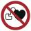 Kein Zutritt für Personen mit Herzschrittmachern oder implantierten Defibrillatoren (DIN EN ISO 7010)