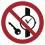 Mitführen von Metallteilen oder Uhren verboten (DIN EN ISO 7010)