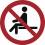 Sitzen verboten (DIN EN ISO 7010)