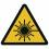 Warnung vor Laserstrahl (DIN EN ISO 7010)