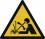 Warnung vor hochschnellendem Werkstück in einer Presse (DIN EN ISO 7010)