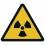 Warnung vor radioaktiven Stoffen oder ionisierenden Strahlen (DIN EN ISO 7010)