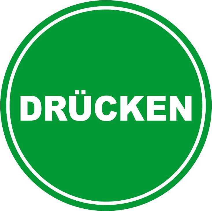 Schild Ziehen Drücken